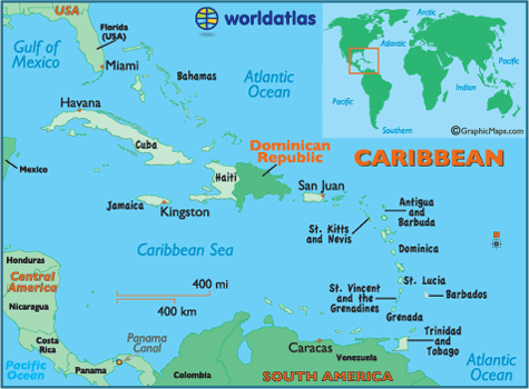 santo domingo map Dominican Republic